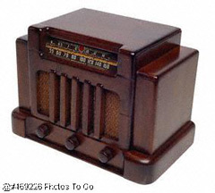 Old radio; Size=240 pixels wide